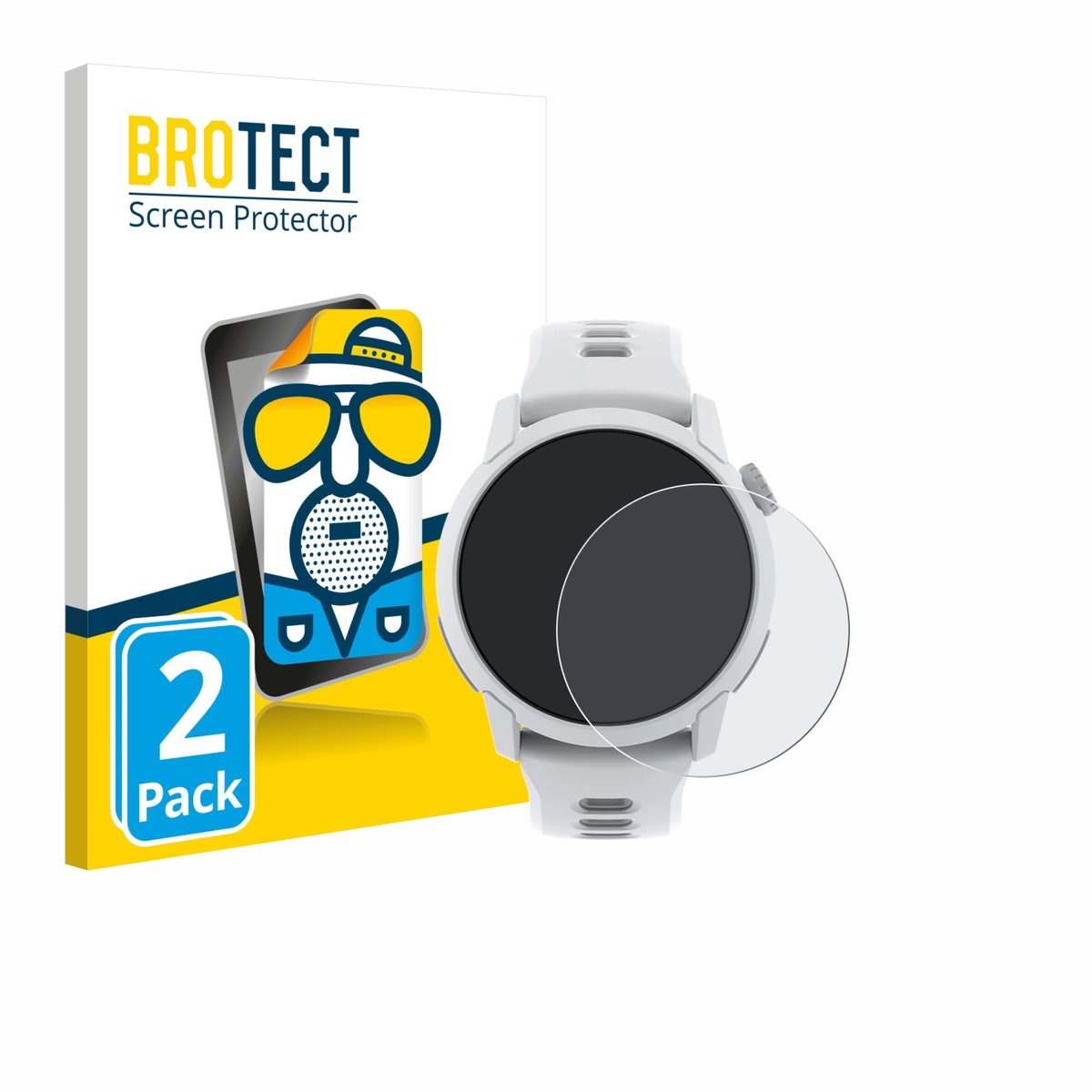 BROTECT - Screenprotector voor Coros Pace 4 - Folie Beschermfolie matte 2 Stuks