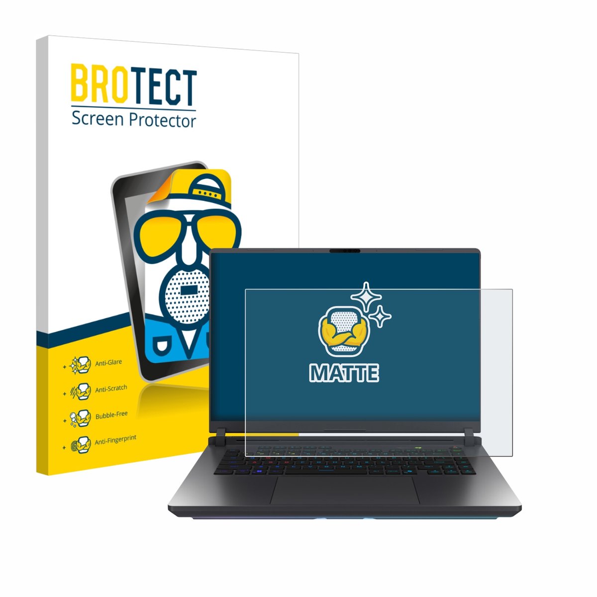 BROTECT - Screenprotector voor ASUS ROG Strix G16 2025 - Folie Beschermfolie matte