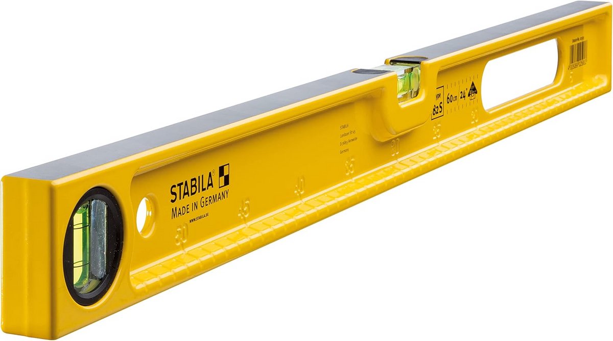 Waterpas 60 cm - Robuuste Aluminium Waterpas met Slijtvaste Schaalverdeling