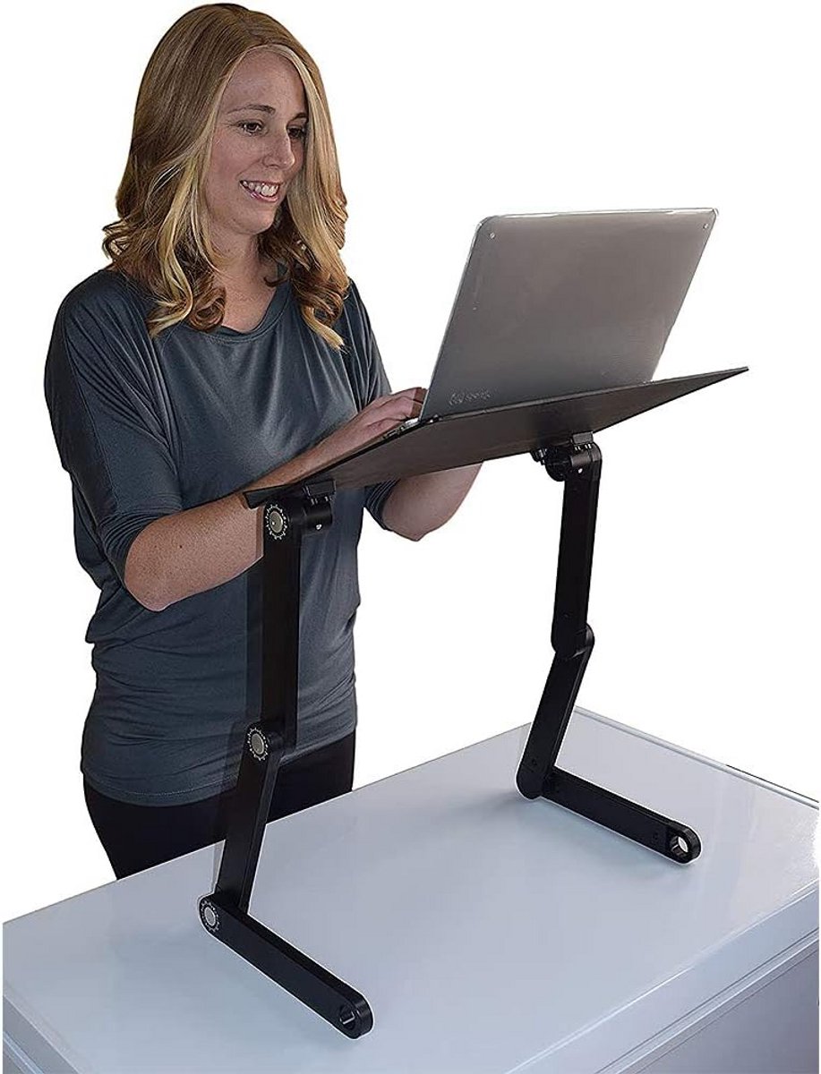 Verstelbare Bedtafel voor Laptop en Ontbijt - Inklapbaar en 360° Draaibaar