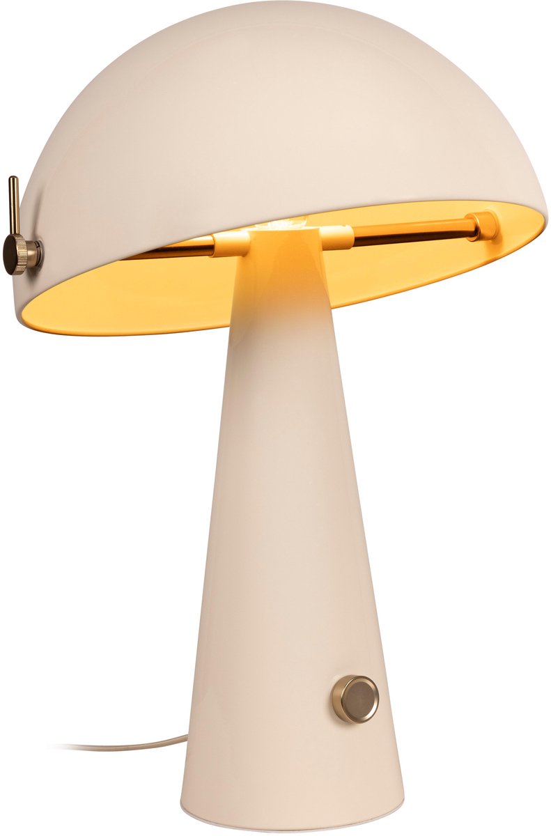 Lucide BARONE - Tafellamp - Ø 38 cm - 1xE27 - Beige | Vibes