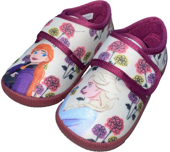 Leomil - Frozen - Elsa pantoffels - Antislip pantoffels kinderen meisjes - Maat 26