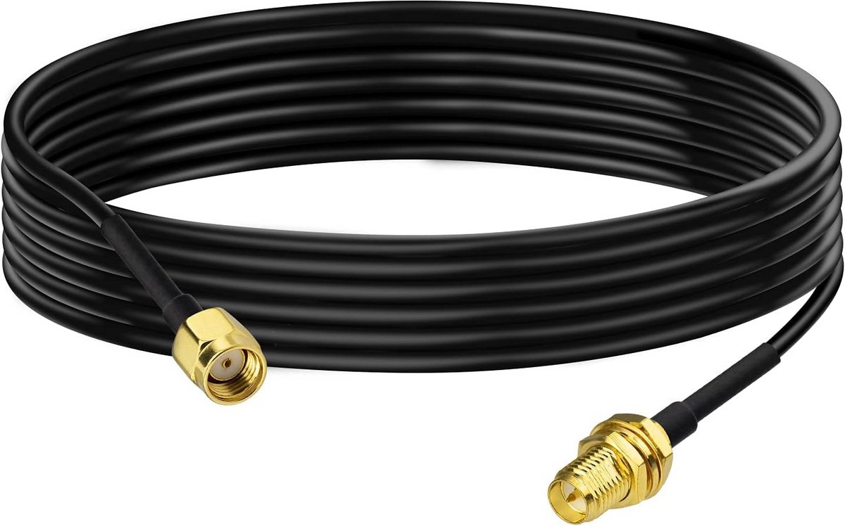 RP-SMA Verlengstuk Kabel 2m RG174 voor WiFi Router, IP Camera en PCIE Netwerkkaart