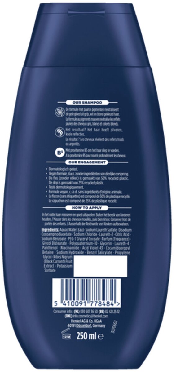 Schwarzkopf Schauma Shampoo Silver Reflex - 250 ml