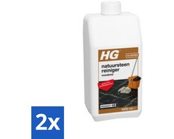 HG Natuursteen Reiniger Voedend 1 liter - Voordeelverpakking - 2 stuks