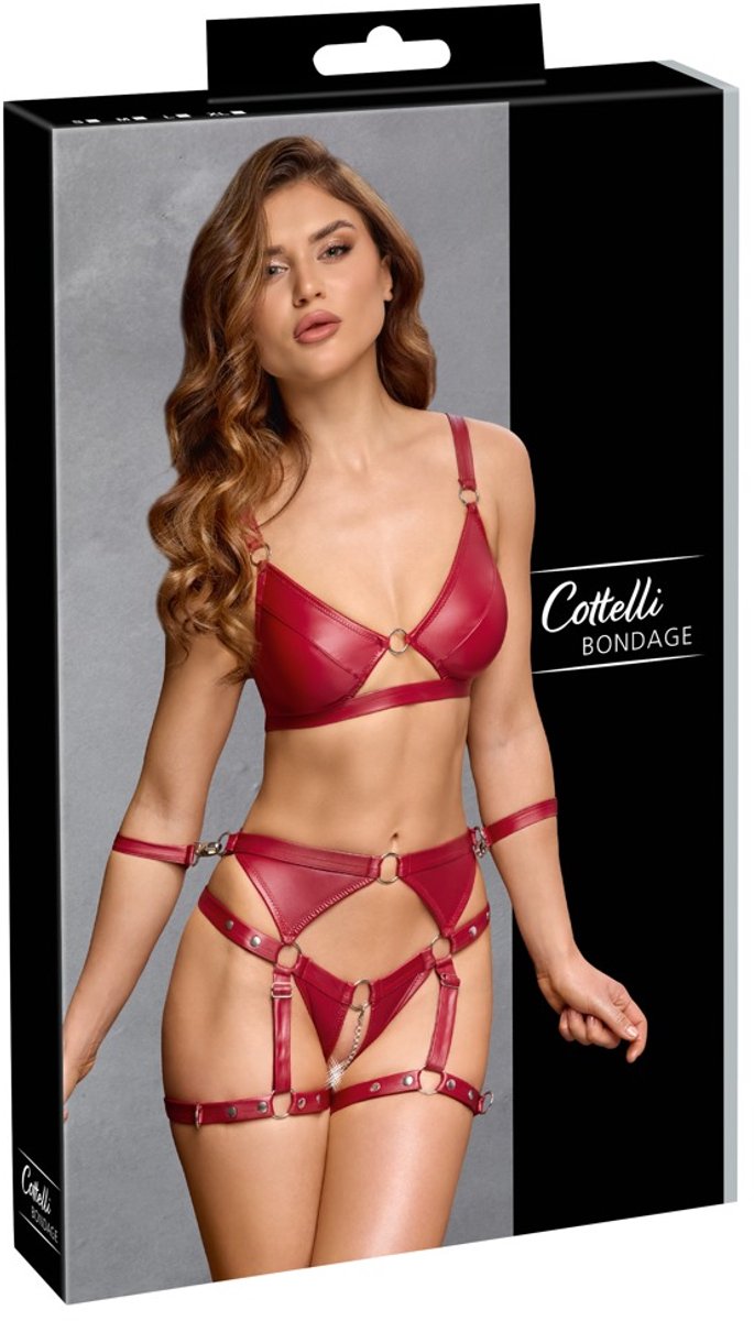 Bondage Bra Set M