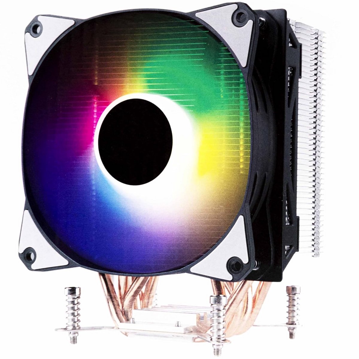 Krachtige CPU Koeler voor LGA 2011/115x/1200/1700 - RGB Luchtkoeling 1600 TPM