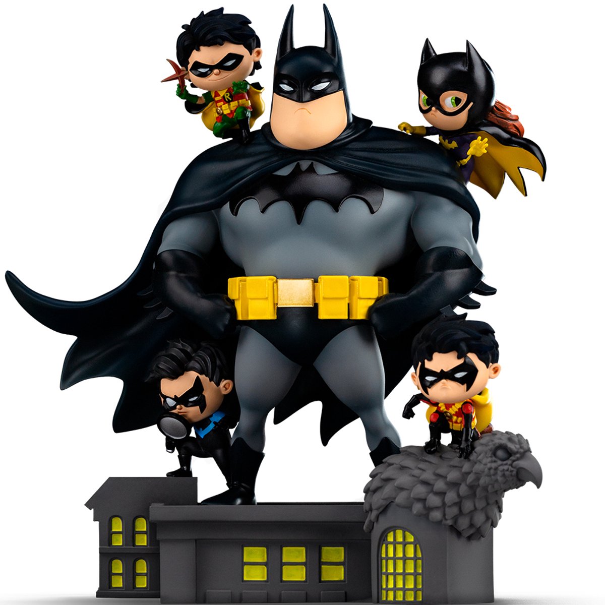 Iron Studios DC Comics - Animated Icons Deluxe Figuur - Batman Family