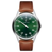 Paz | Groen roestvrijstalen horloge met één wijzer