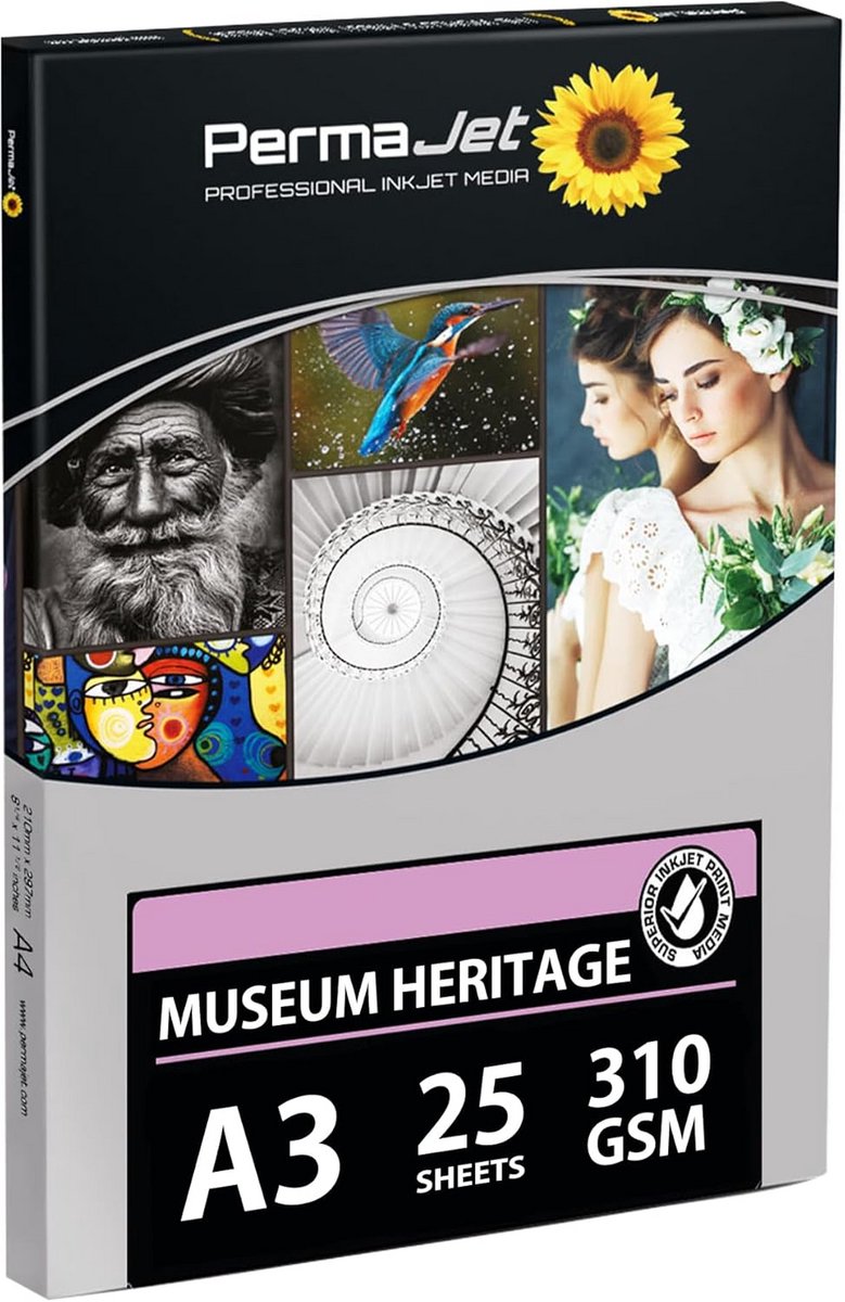 Museum Erfgoed Printer Papier A3 voor Fine Art Prints en Fotografie