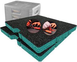 Gereedschap Organisatie Schuimrubber Inleg XL Lade | Op maat Snijschuim voor Kisten