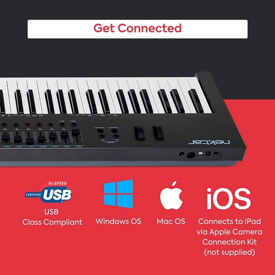88-Toetsen MIDI Keyboard Controller met DAW Integratie | bol