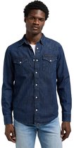 Lee Western Regular Fit Overhemd Met Lange Mouwen Blauw 5XL Man