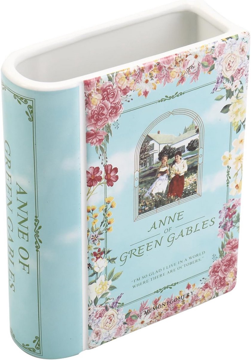 Keramische Boekvaas - Unieke Bloemenvaas in Boekvorm voor Woonkamer en Kantoor
