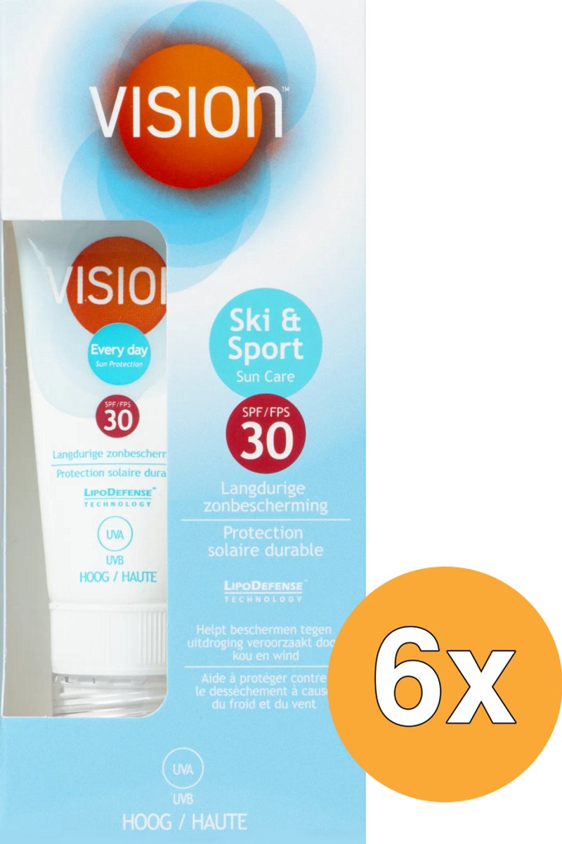 6x Vision Sport Sun Care SPF30 (20 ml)