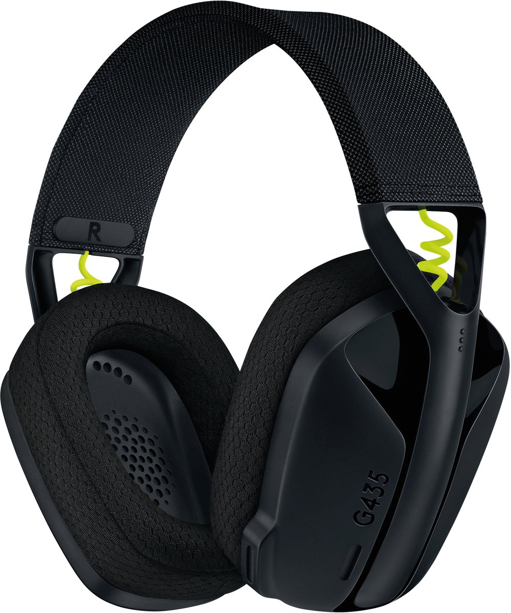 Logitech G435 - LIGHTSPEED en Bluetooth draadloze gaming headset - Zwart