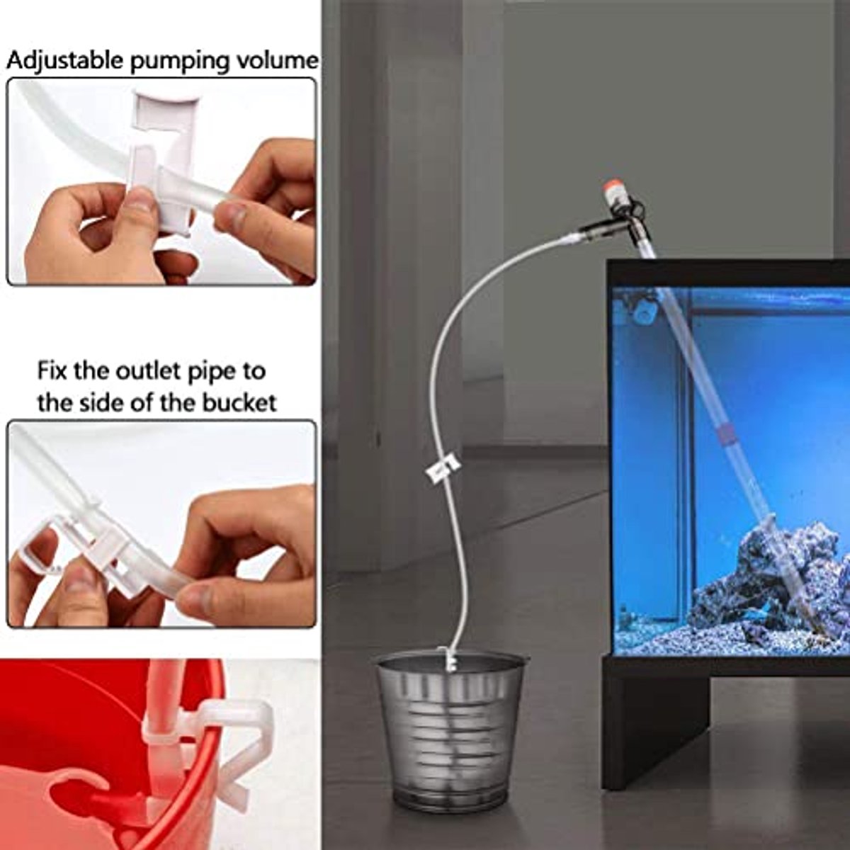 Fish Tank Grind Cleaner Fish Tank Cleaner Aquarium Grind Cleaner Grind Fish Tank Grind Stofzuiger voor Aquarium Aquarium Stofzuiger Grind Cleaner Fish Tank Stofzuiger Grind Cleaner