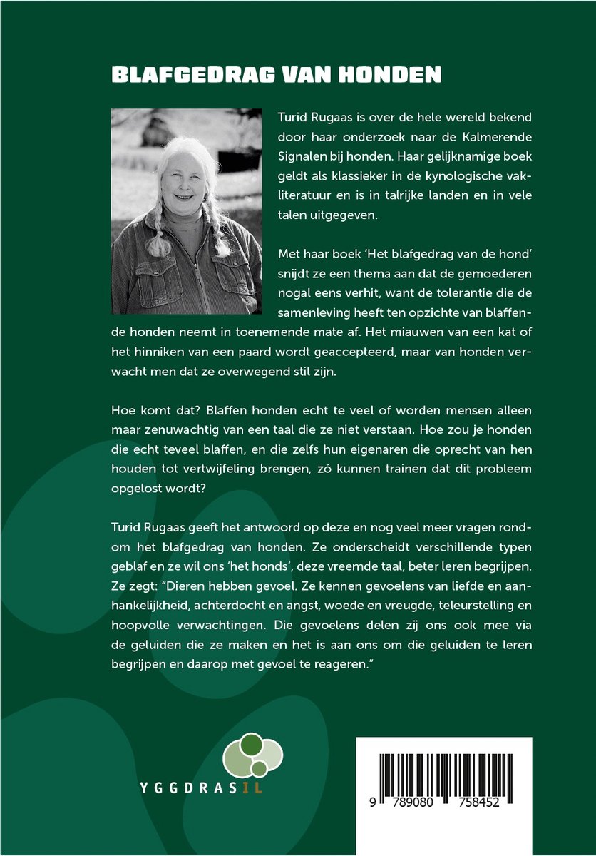 Blafgedrag van honden - back cover