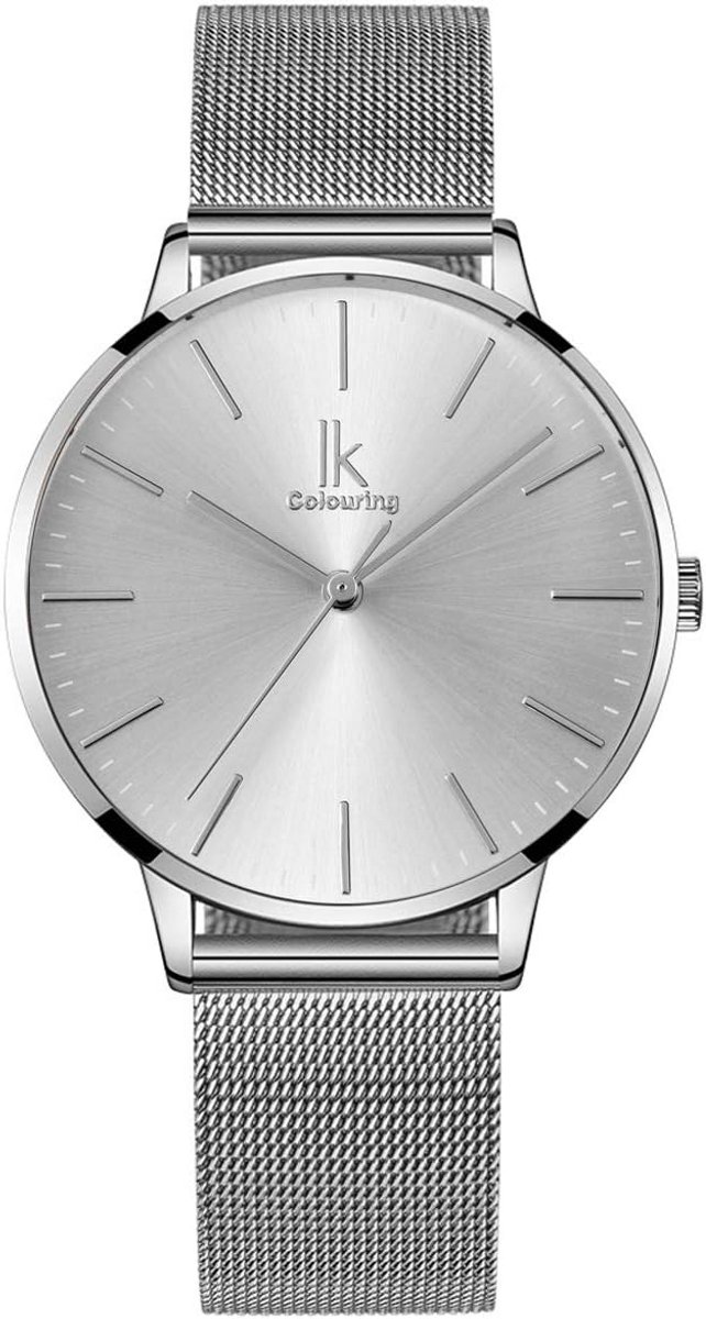 Dameshorloge Ultra Dun Minimalistisch Design Roestvrij Stalen Mesh Armband