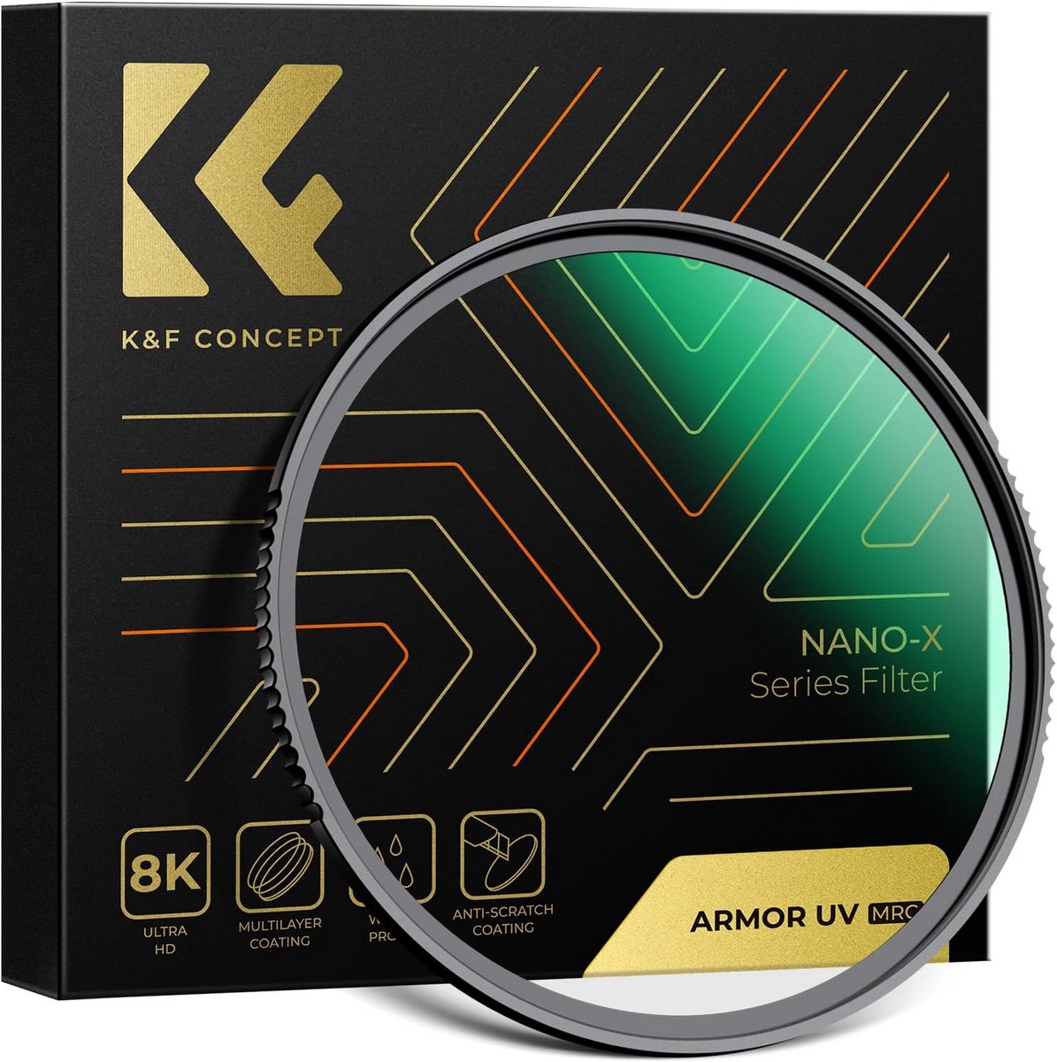 UV Beschermingsfilter voor Camera Lens - Explosieveilig Glas met 28 Lagen Nano Coating