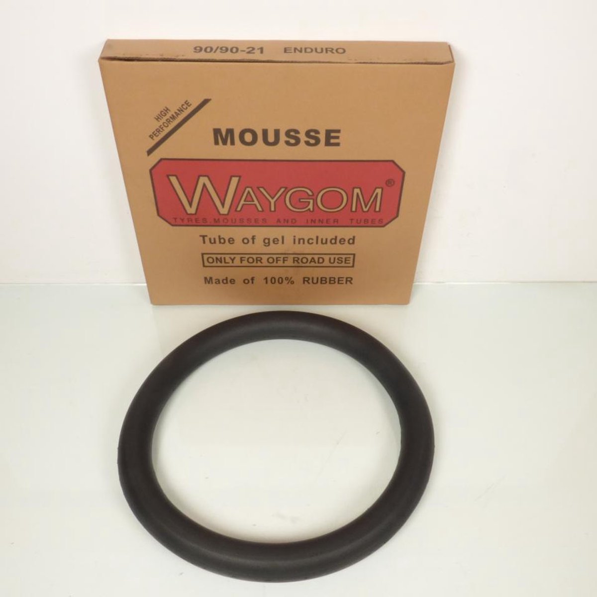 Bib mousse avant 90/90-21 Waygom pour moto enduro équivalent pression 0.9 bar