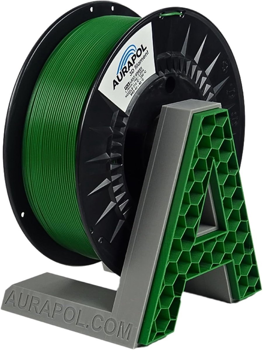 3D Printer Filament - PLA Draad - Modelbouw - Precisie +/- 002 mm - 175 mm 1 kg - Bladgroen