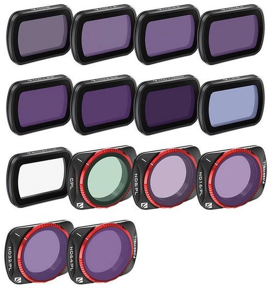Freewell DJI Osmo Pocket 3/4 Filters Mega Kit 14 Pack