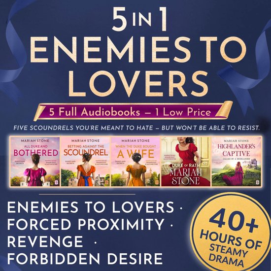 5 in 1 Enemies to Lovers Audiobook Collection - cover