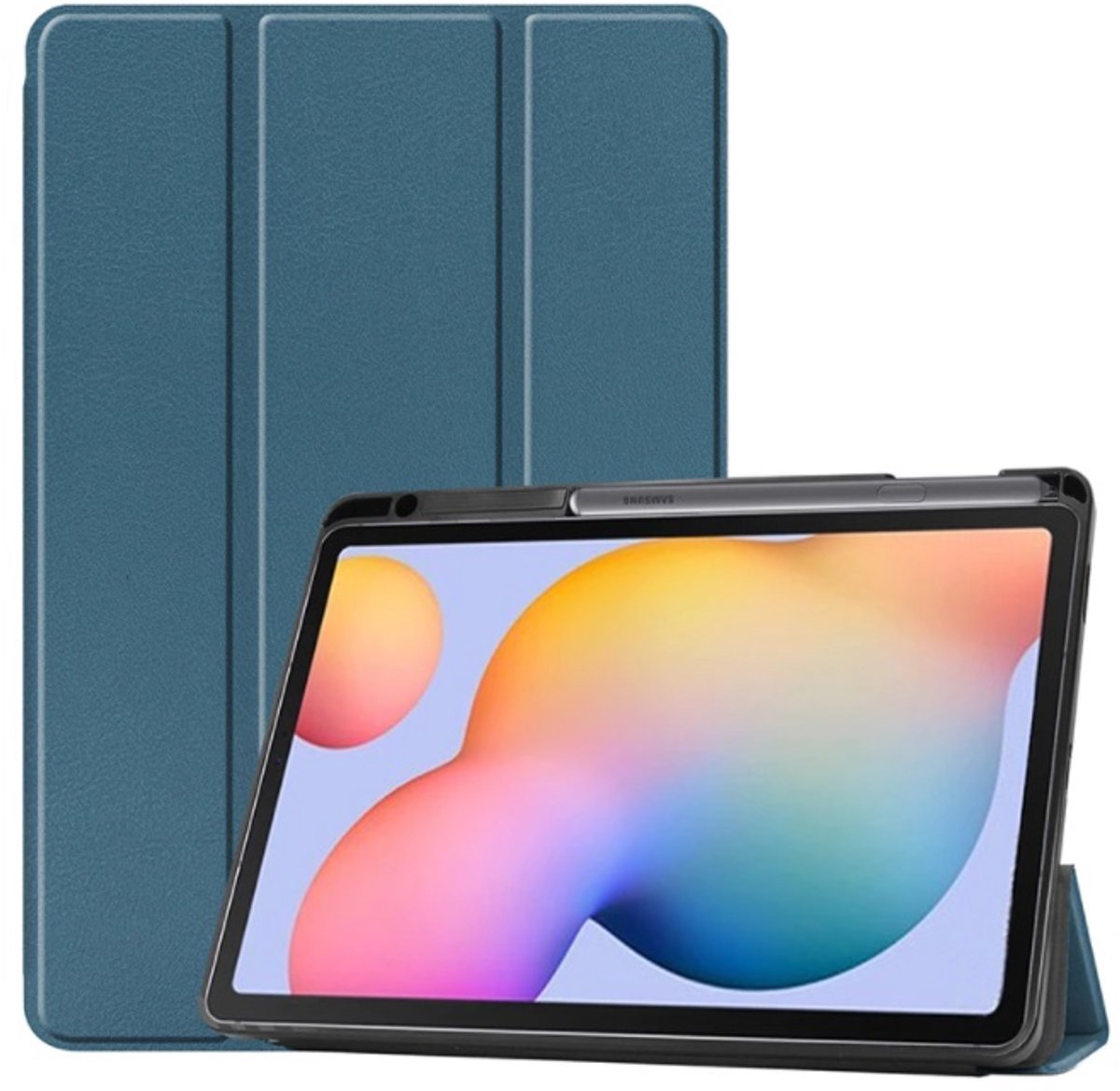 EtuiTab Samsung Galaxy Tab S6 Lite - Beschermhoes - Rysik Houder - Wake-Up Functie