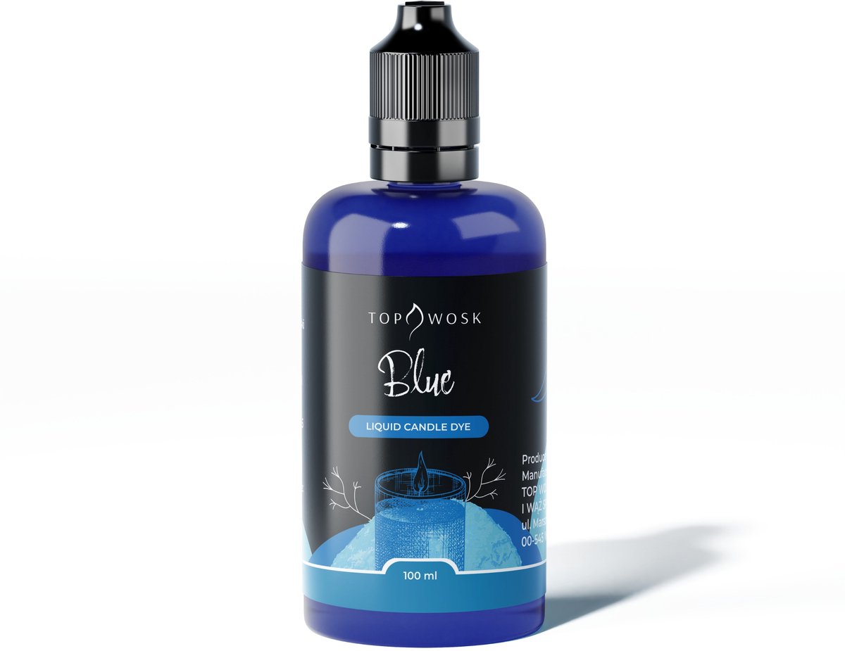 Bekro chemie GmbH & Co. KG TopDyes - Vloeibare kaarskleurstof - Blauw - Hoog geconcentreerd - 100 ml