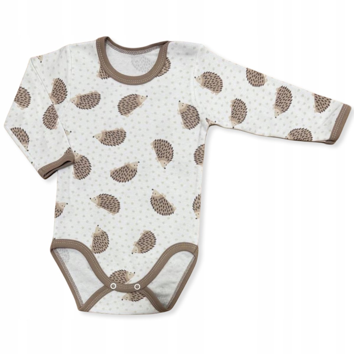 Dartomik - Body voor Newborn - 56 cm - Lange Mouw - 100% Katoen - Ježyki
