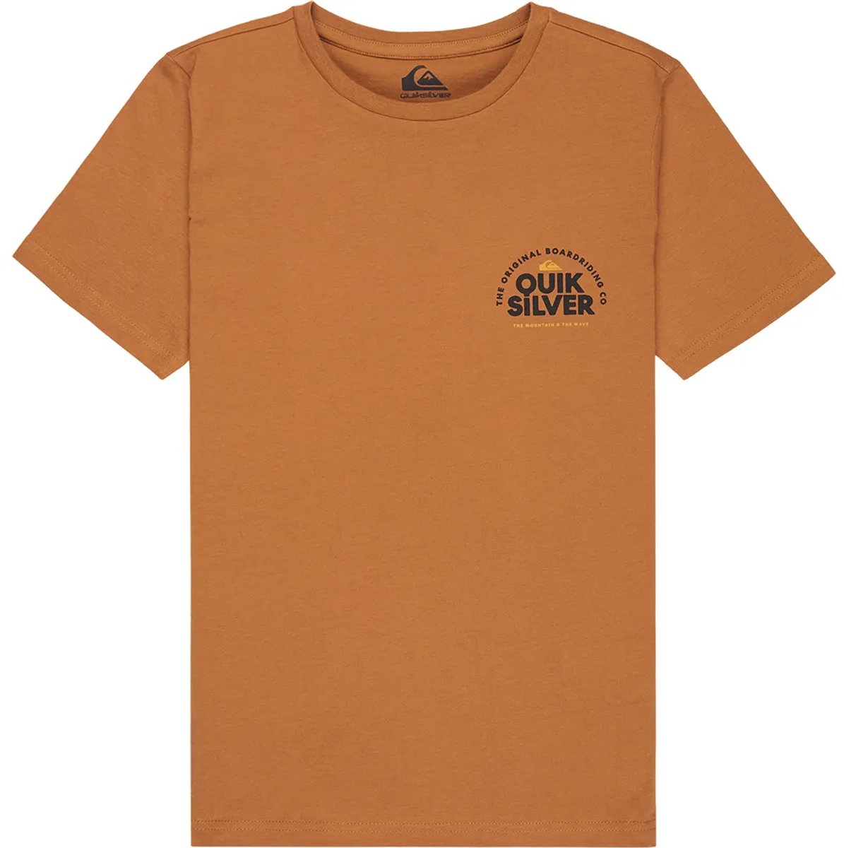 Quiksilver Fundamental Ride T-shirt Met Korte Mouwen 14 Years Jongen Bruin