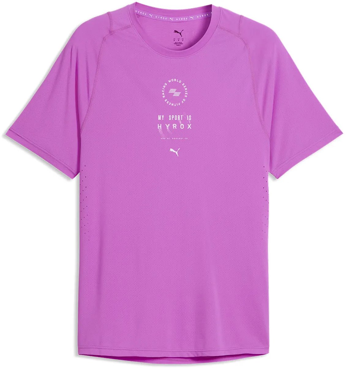 Puma X Hyrox Dryelite T-shirt Met Korte Mouwen Man Electric Orchid