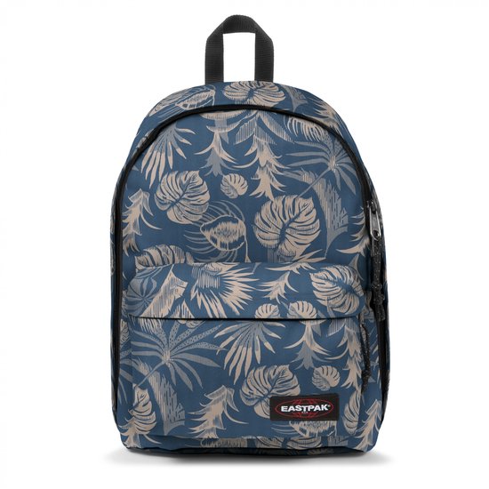 EASTPAK schoolrugzak rugzak met laptopvak Out of Office 27L Brize Blue Beige blauw