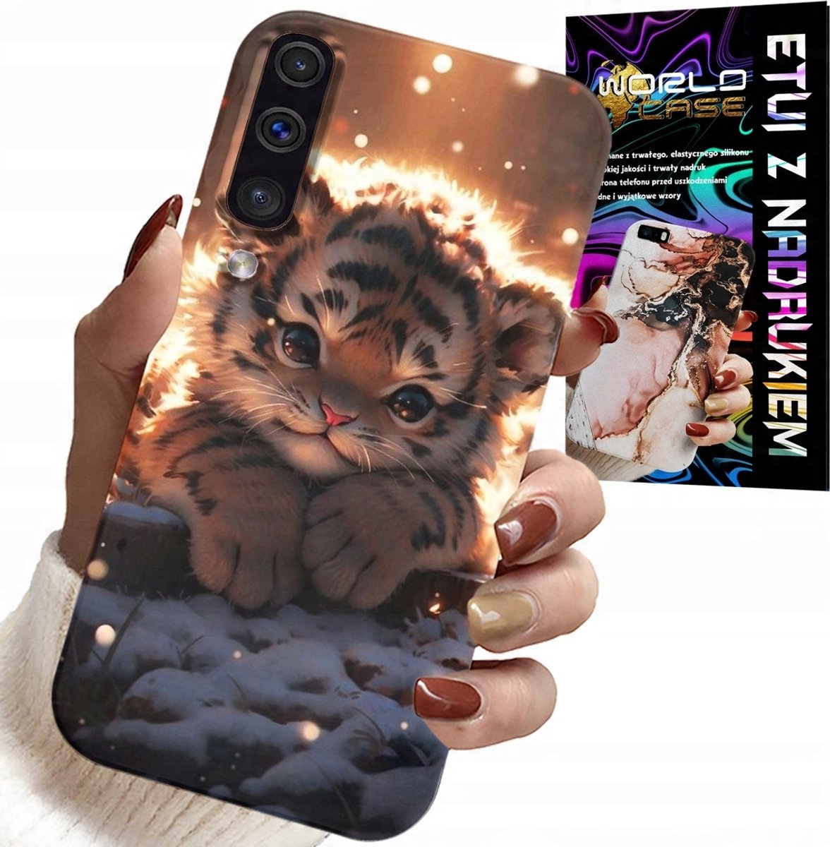 HOESJE VOOR SAMSUNG A50 / A30S - MET EEN LEUKE TIJGERPRINT