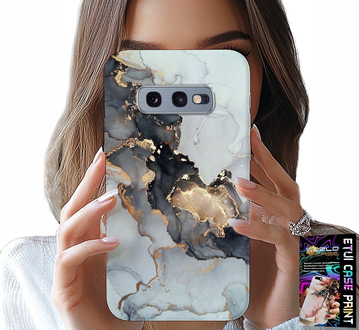 HOESJE VOOR SAMSUNG GALAXY S10E - ELEGANT MARMERMODIEUS EN VROUWELIJK PATROON