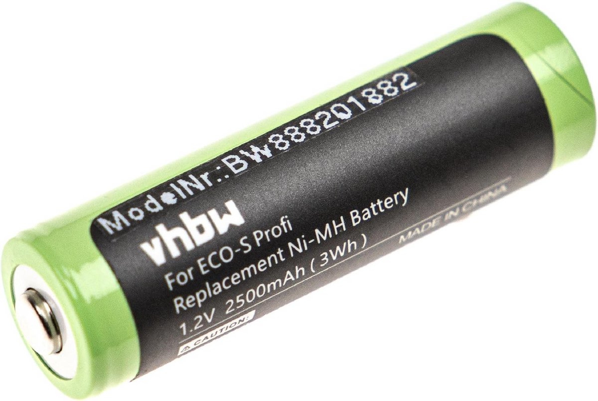 Vervangende Accu voor Scheerapparaat en Tondeuse (2500mAh, 1.2V, NiMH)