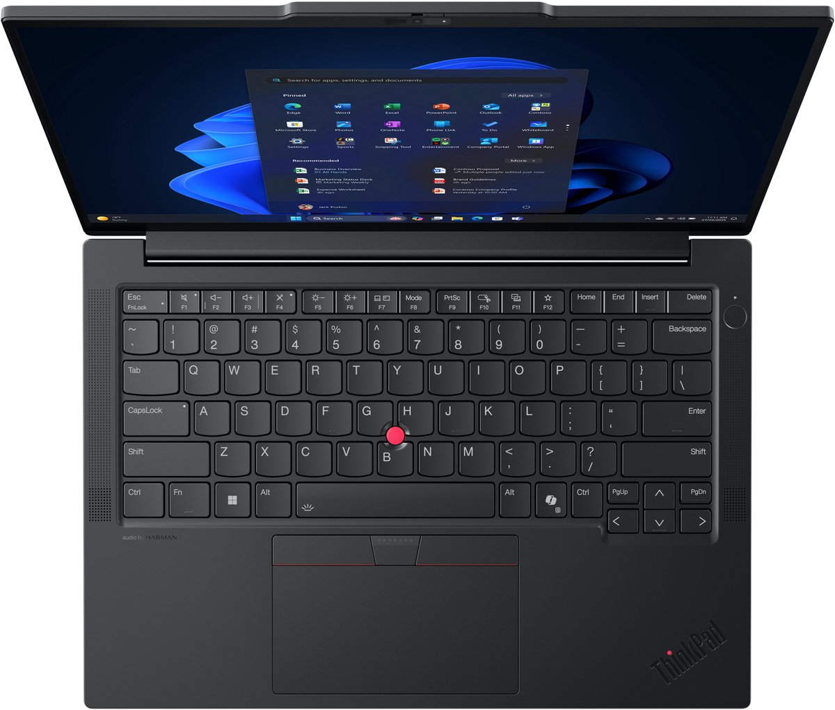 Lenovo ThinkPad E14 Gen 7 (Intel) - Zakelijke Laptop - 14 inch - Core Ultra 7 - 32GB/1000GB thumbnail 4