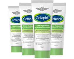 Cetaphil Hydraterende Crème - 4 x 100 gr - Voordeelverpakking