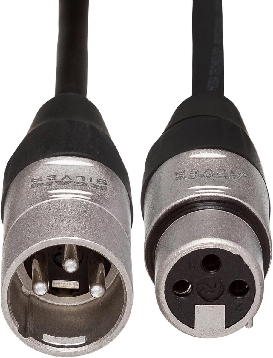 Professionele Gebalanceerde XLR Kabel voor Microfoon en Audio 1,5 meter