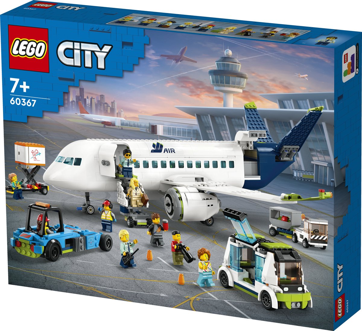 LEGO City Passagiersvliegtuig Vliegtuig Speelgoed Set - 60367 – foto 6
