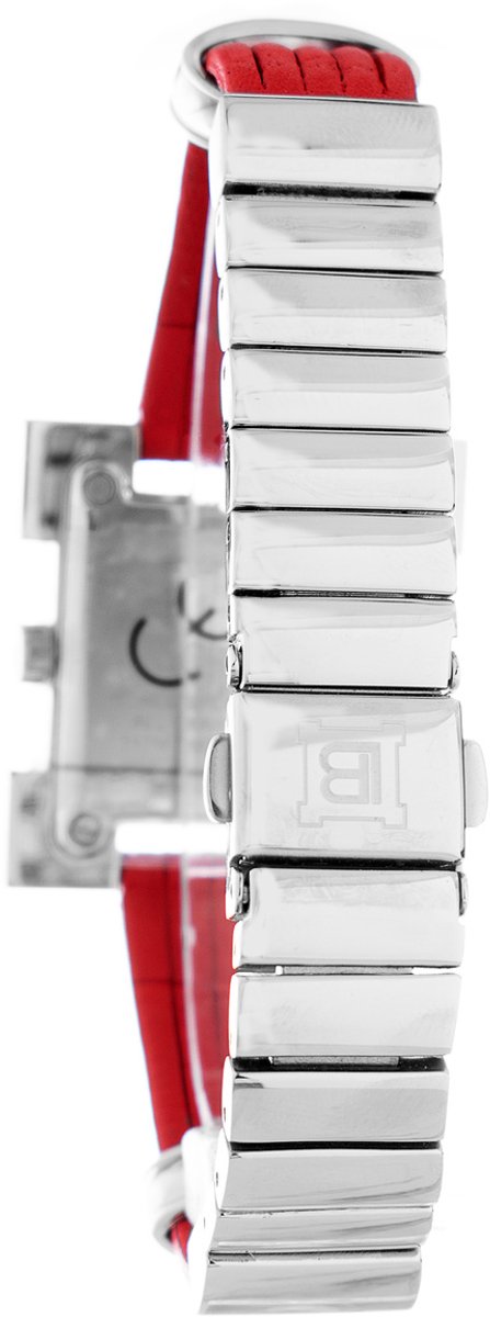 Laura Biagiotti - Dameshorloge - Kwarc - Zilver - Rood