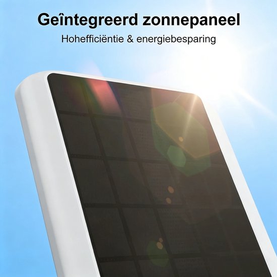 TWUFY Solar Camera - Beveiligingscamera Draadloos Buiten - Buiten Camera met Nachtzicht - Buiten Camera met Zonnepaneel - Bewakingscamera voor Buiten - Beveiligingscamera Buiten - 4MP Ultra HD - Met wifi en App - 4 Stuks van Merkloos — afbeelding 4