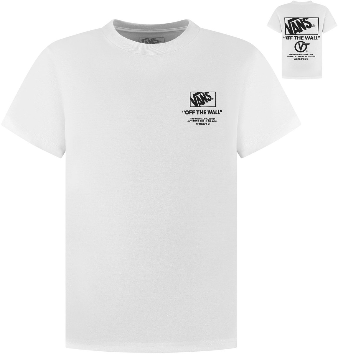 Stacked T-shirt Jongens Wit