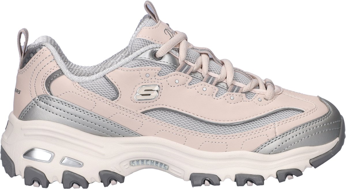 Skechers D'Lites Chromatic dames sneaker - Natural