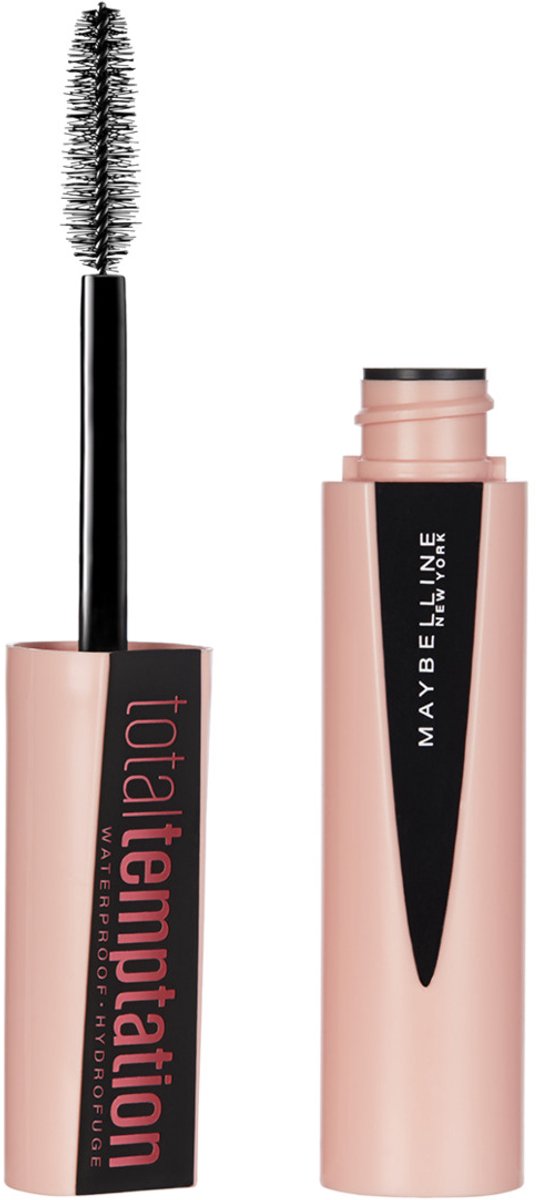 Maybelline Total Temptation - 01 Very Black - Zwart - Verzorgende Volume Mascara met Kokosextract - 8,6 ml