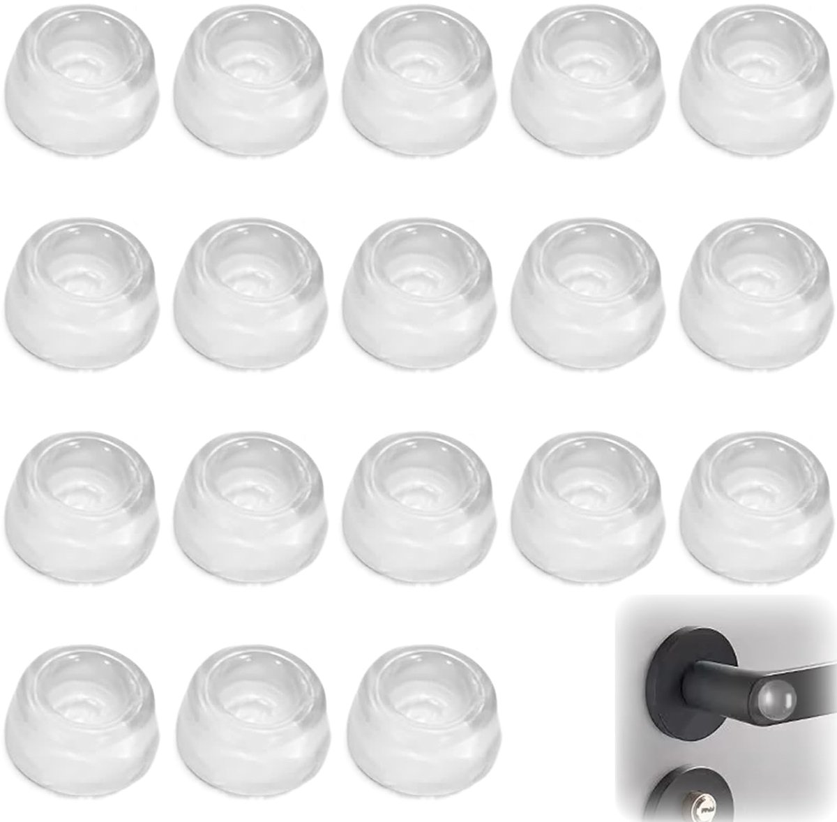 Rubberen Buffers - Zelfklevende Dempers - 22 mm x 10 mm