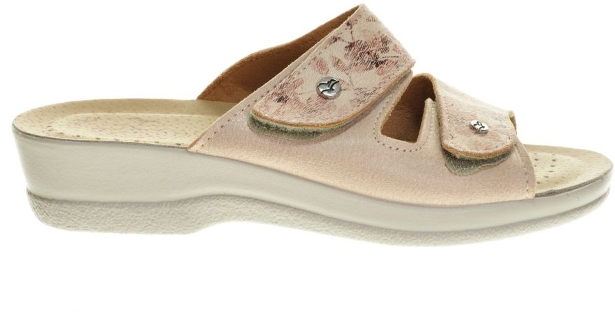 Beige Slippers Dames Fly Flot maat 42