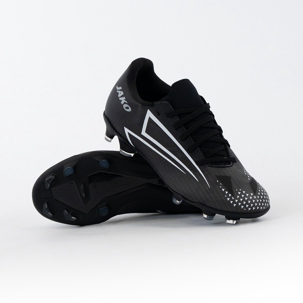Jako Rs89 Academy Voetbalschoenen Fg Kinderen - Zwart / Wit | Maat: 38,5