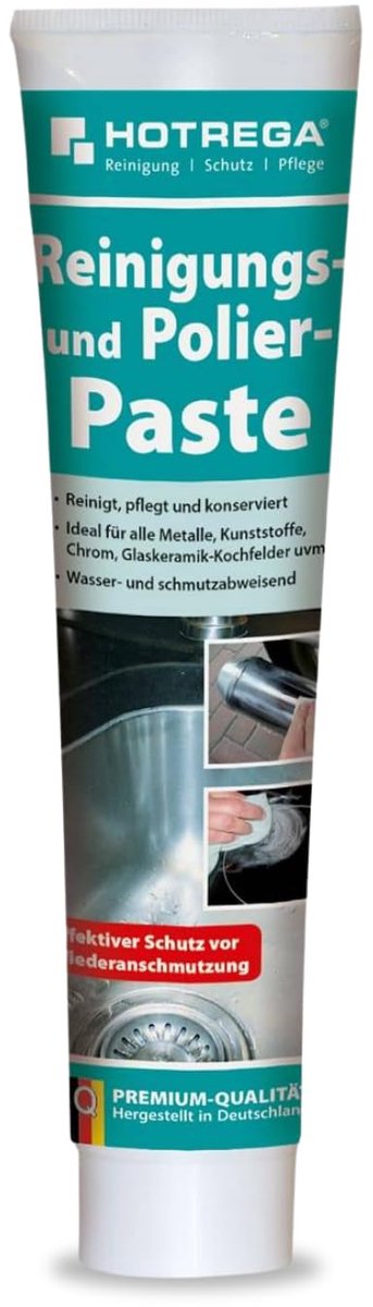 Reinigings- en Polijstpasta - Multifunctionele Schoonmaakoplossing - 125 ml